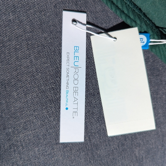 Green Ribbed Bikini Bottom - Picture 4 of 9